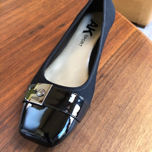 Anne Klein Shoes - Anne Klein Sport Black Flats